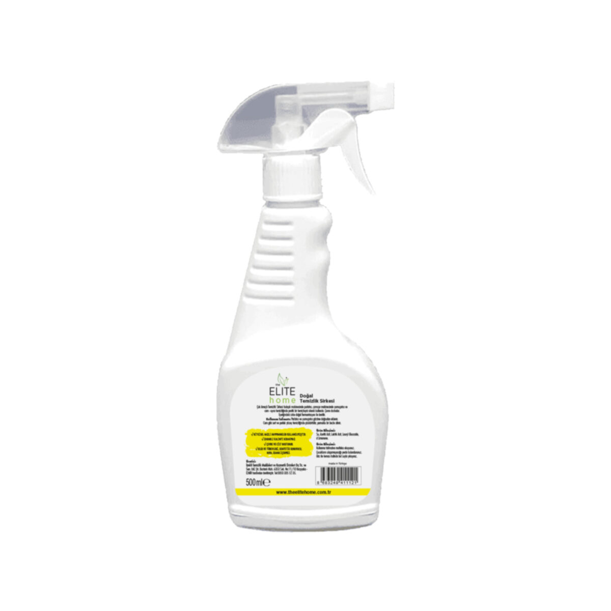 the Elite Home Organik Sertifikalı Çok Amaçlı Temizlik Sirkesi 500 ml - Görsel 2