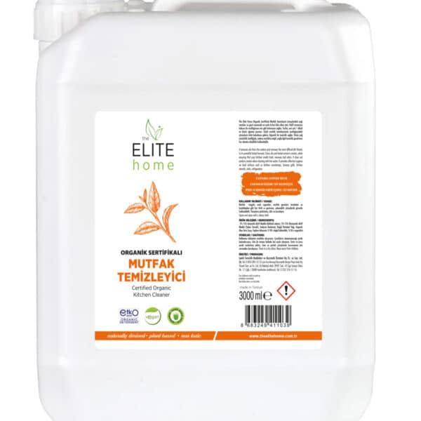 The Elite Home Organik Sertifikalı Mutfak Temizleyici 3 kg kokusuz