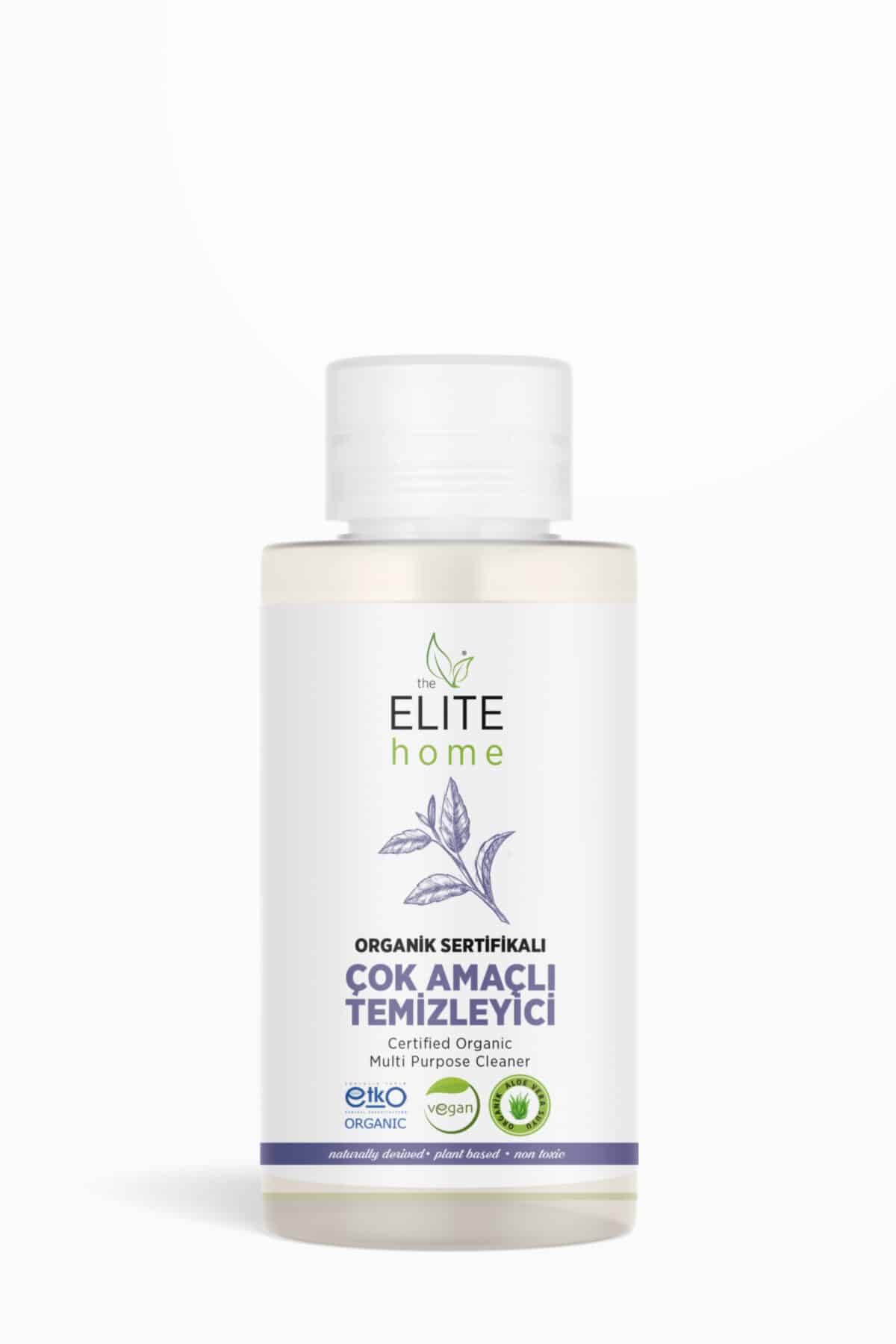 The Elite Home Organik ve Vegan Sertifikalı Çok Amaçlı Genel Temizleyici 50 ml Portakal Yağlı