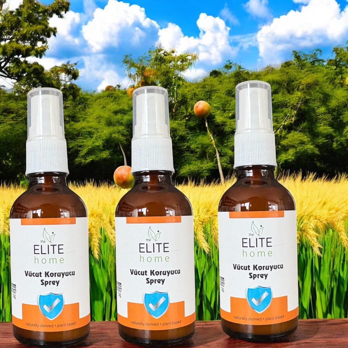 The Elite Home Vücut Koruyucu Sprey 50 Ml 3 lü set